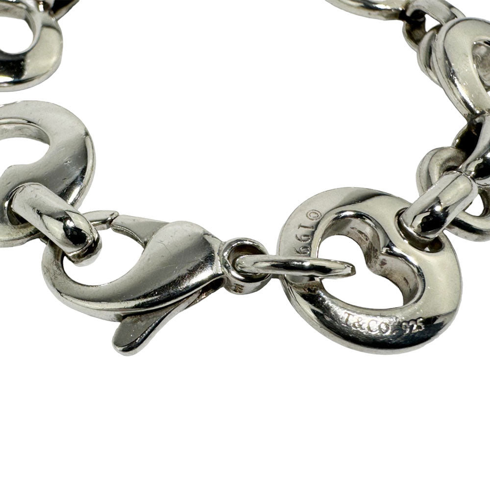 TIFFANY & Co. Bracciale circolare a cuore in argento LHQ229