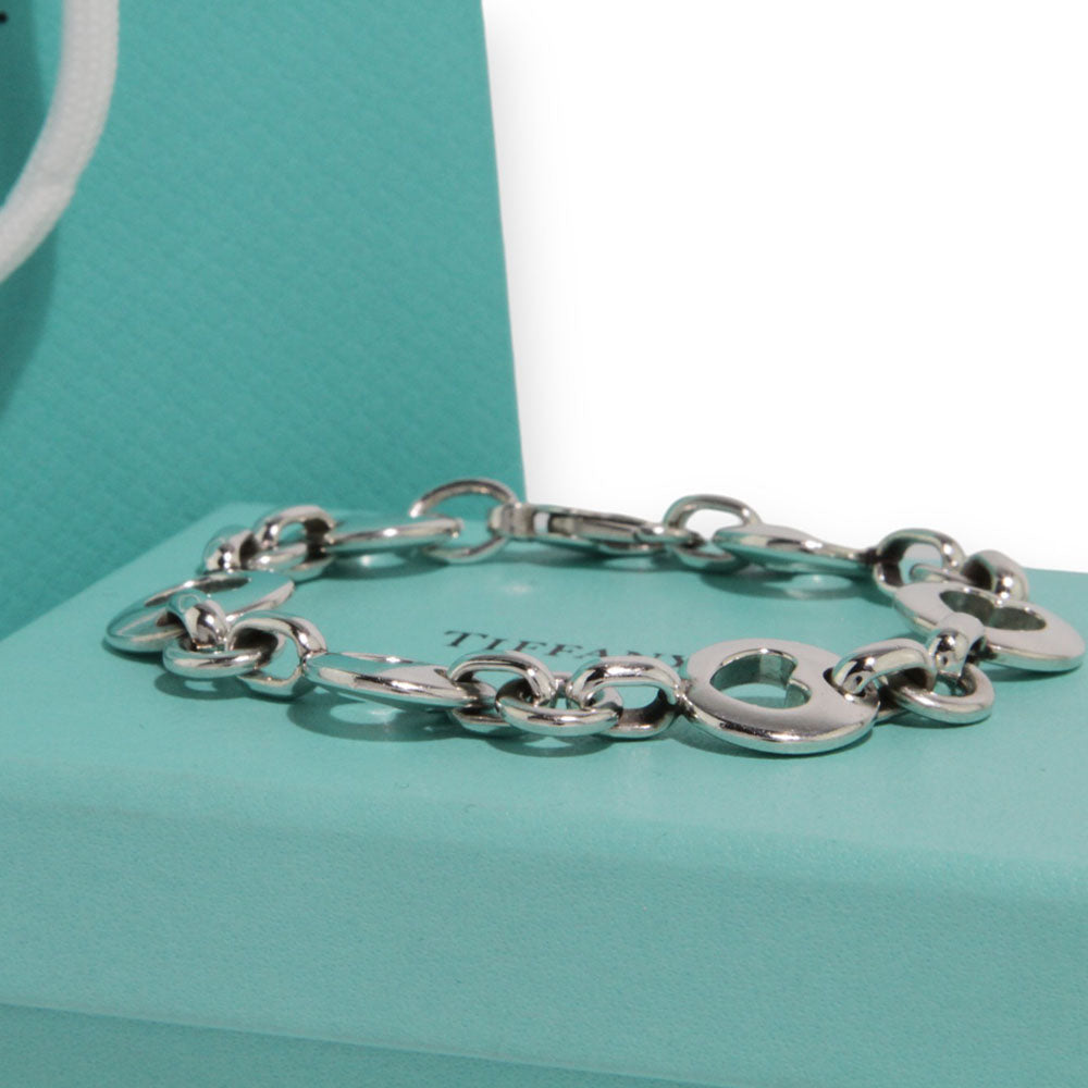 TIFFANY & Co. Circular Heart Silver Bracelet LHQ229