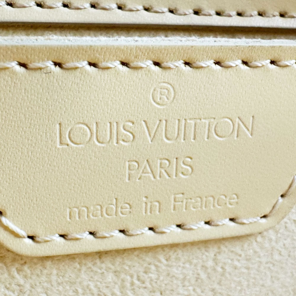 LOUIS VUITTON Soufflot Cream Epi Leather Handbag LHQ2292