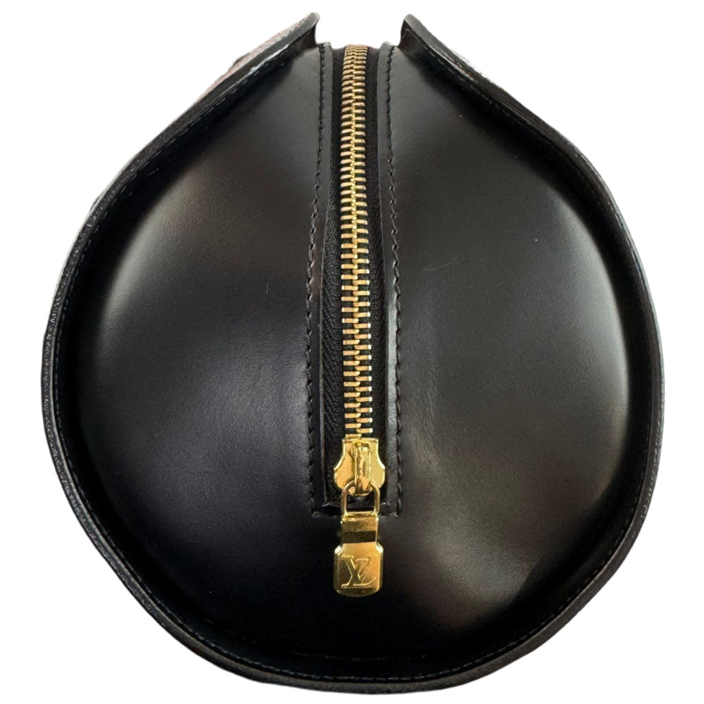 LOUIS VUITTON Soufflot Black Epi Leather Handbag LHQ2293