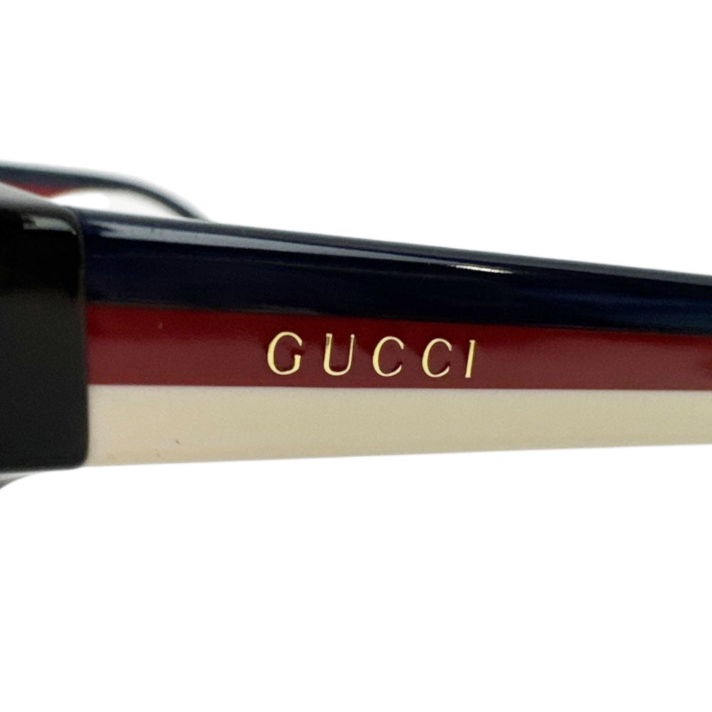 GUCCI Brown Tortoise Shell Stripe Sunglasses LHQ2301