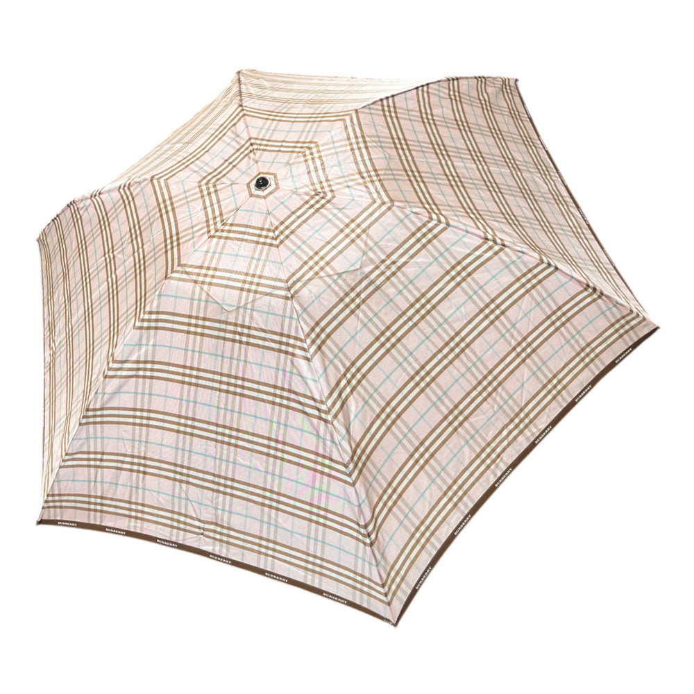 BURBERRY Pink Nova Check Umbrella LHQ2323