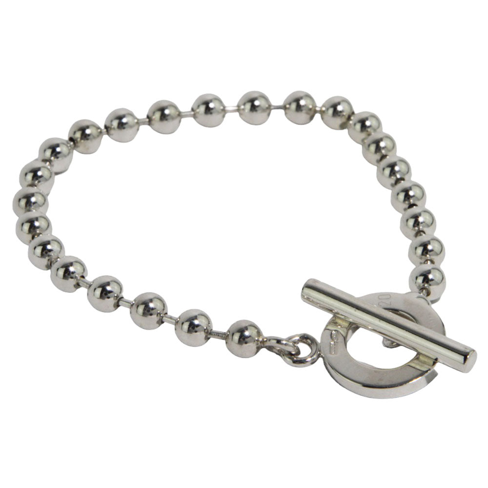 GUCCI Silver Beaded Bracelet LHQ235