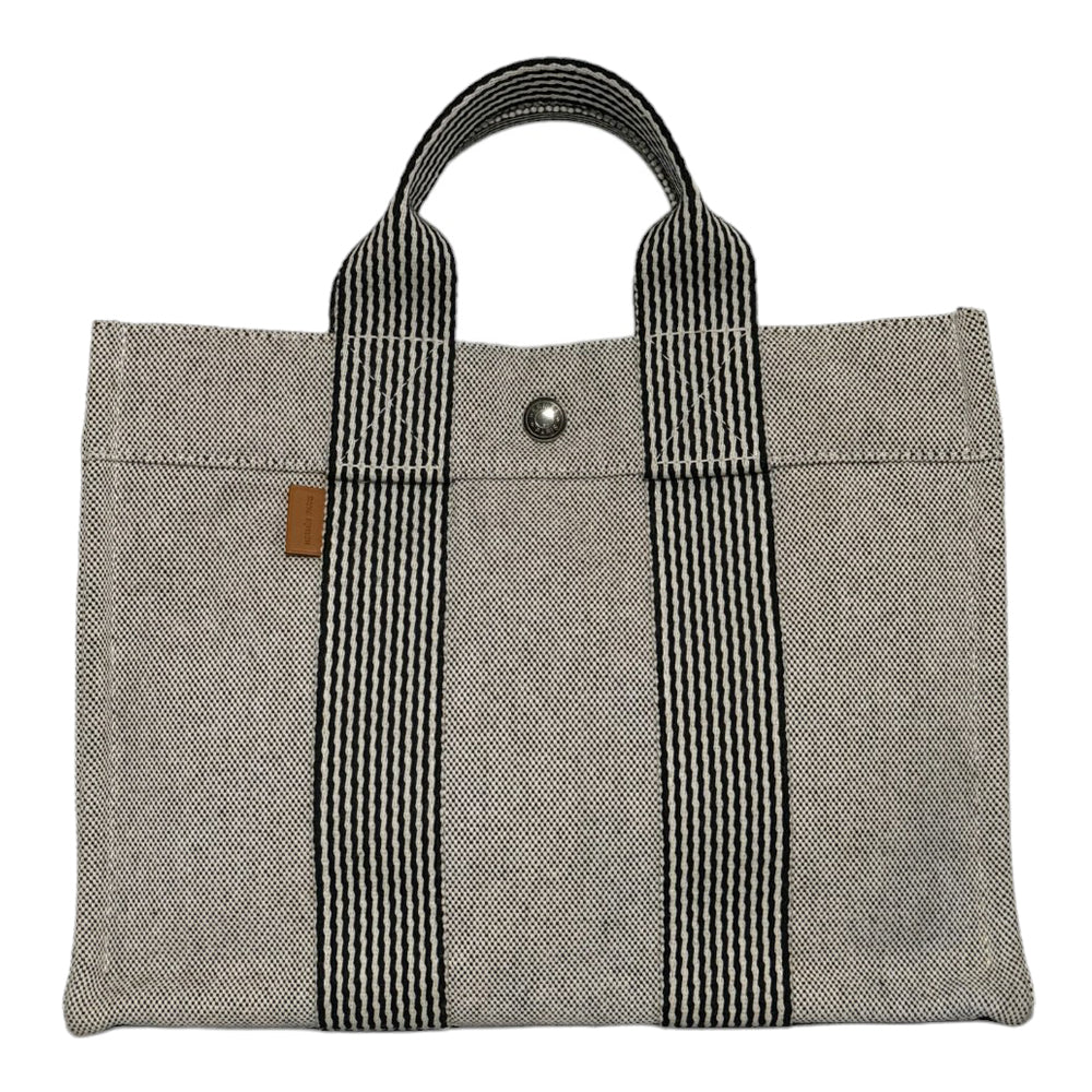 HERMES Fourre-Tout Tote Bag Grau LHQ237