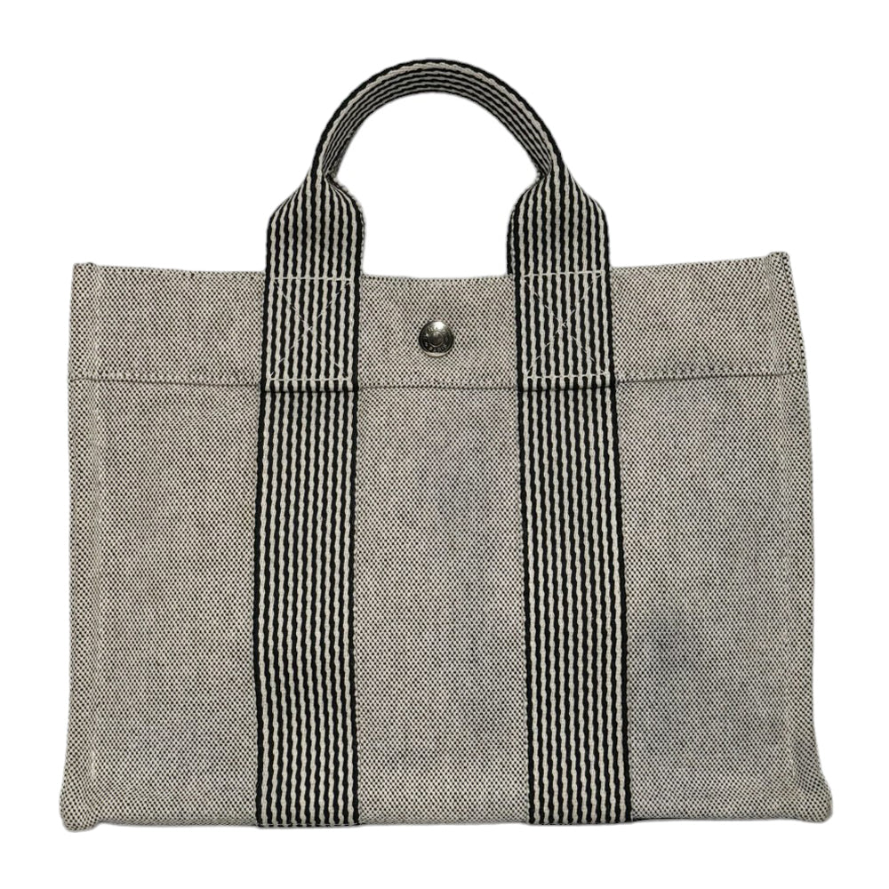 HERMES Fourre-Tout Grey Tote Bag LHQ237