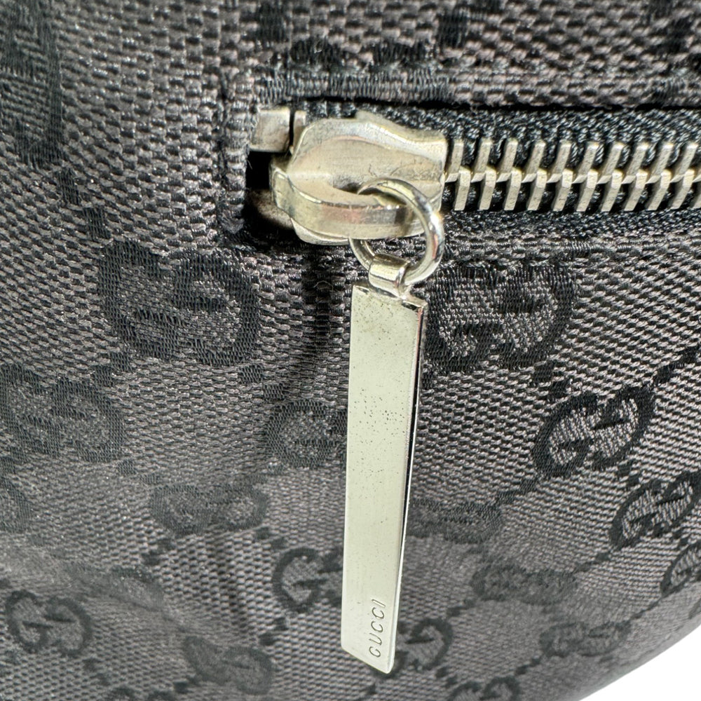 GUCCI GG Supreme Black Shoulder Bag LHQ238