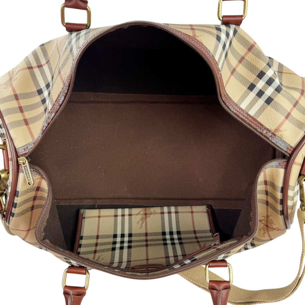BURBERRY Nova Check Duffle/Boston Bag LHQ2382
