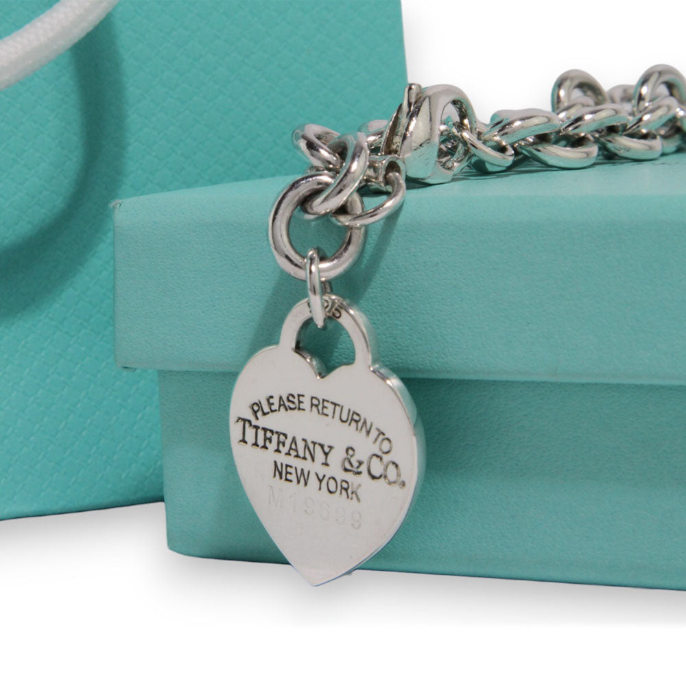 TIFFANY & Co. Bracciale con cuore in argento LHQ239