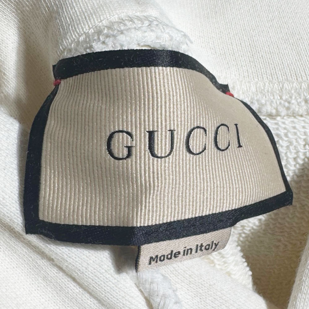 GUCCI White Firenze 1921 Pullover Hoodie Size S LHQ2397