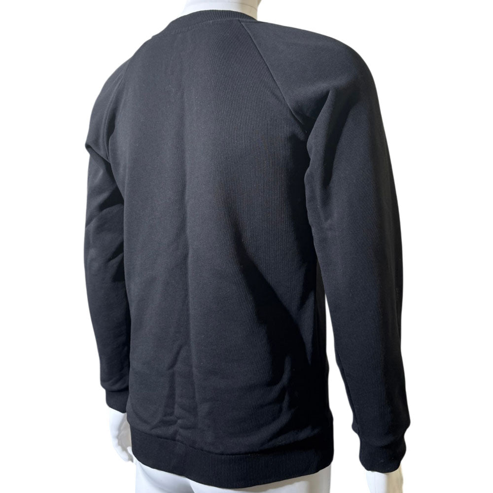 BALMAIN Black Logo Jumper Size S LHQ2398
