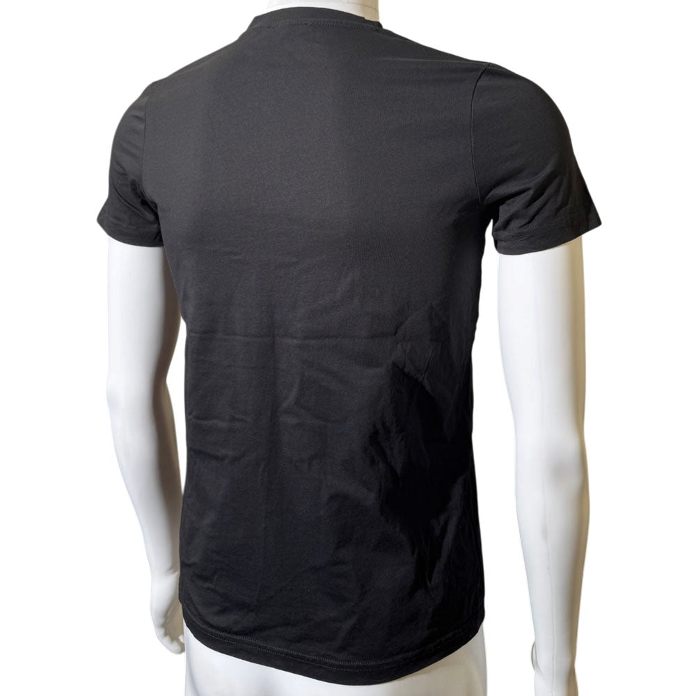 BALMAIN Black Crystal Logo T-Shirt Size S LHQ2399