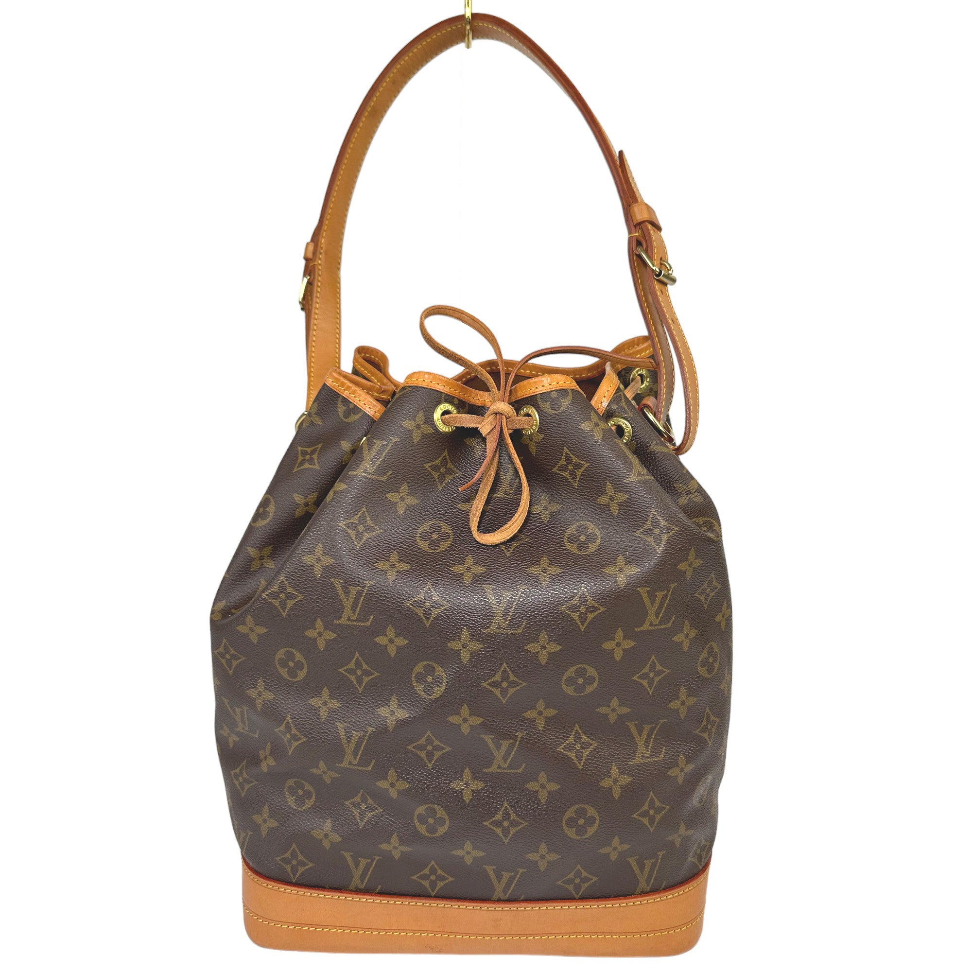 LOUIS VUITTON Noe MM Umhängetasche mit Kordelzug und Monogramm LHQ24