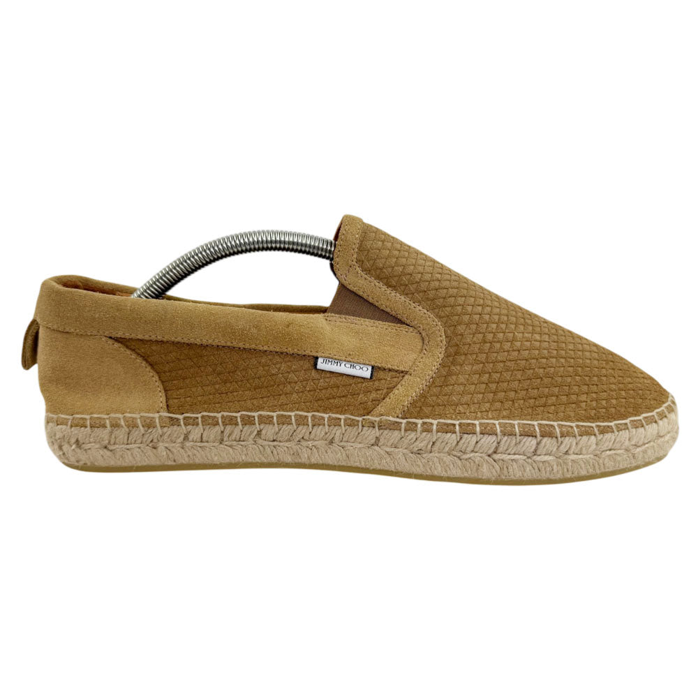 JIMMY CHOO Brown Suede Espadrilles Size 9 UK LHQ2410