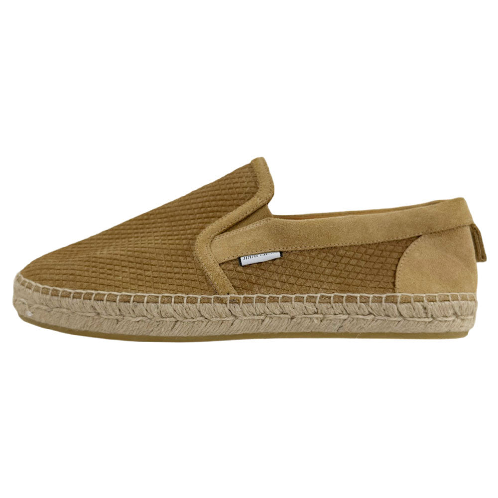 JIMMY CHOO Brown Suede Espadrilles Size 9 UK LHQ2410