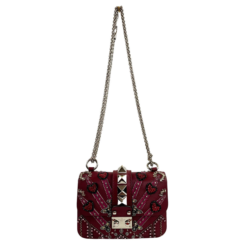VALENTINO Garavani Glam Lock 'Love Blade' Shoulder Bag LHQ2416
