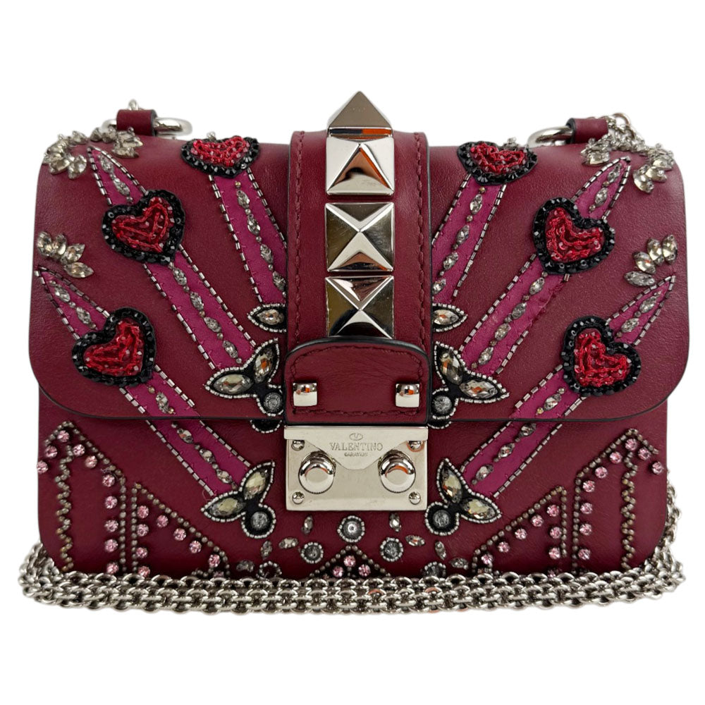 VALENTINO Garavani Glam Lock 'Love Blade' Shoulder Bag LHQ2416