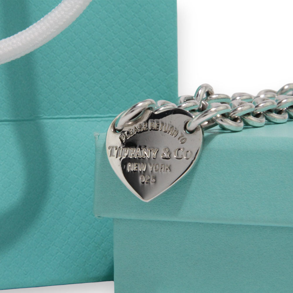 TIFFANY & Co. Pulsera Corazón Return To Silver LHQ242