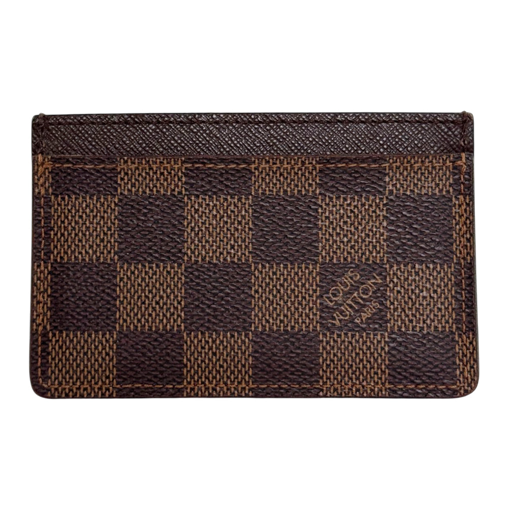 LOUIS VUITTON Damier Ebene Card Holder LHQ2422