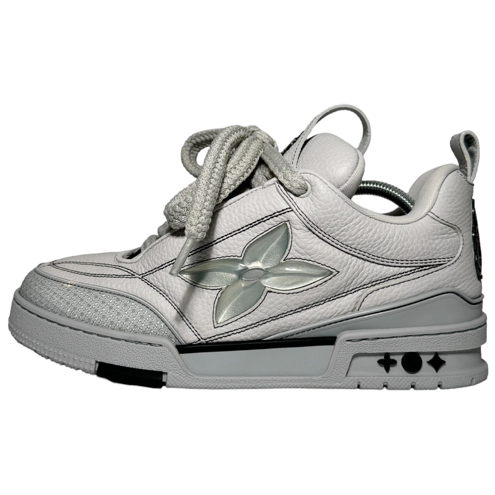 LOUIS VUITTON Skate Turnschuhe Grau Größe 7 UK LHQ243