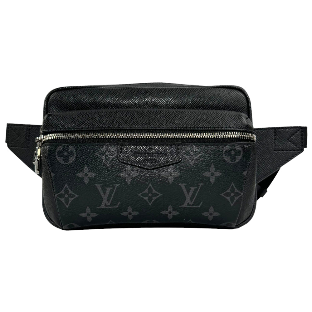 LOUIS VUITTON Outdoor Messenger Noir Monogramme Sac à dos LHQ245