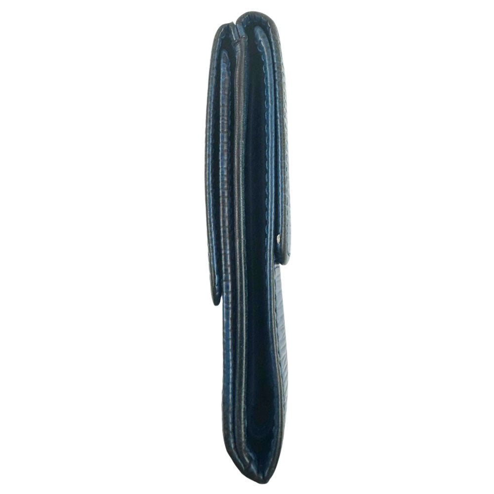 LOUIS VUITTON Epi Blue Tri-Fold Wallet LHQ2456