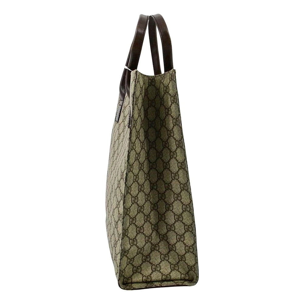 GUCCI GG Brown Canvas Tote Bag LHQ2466