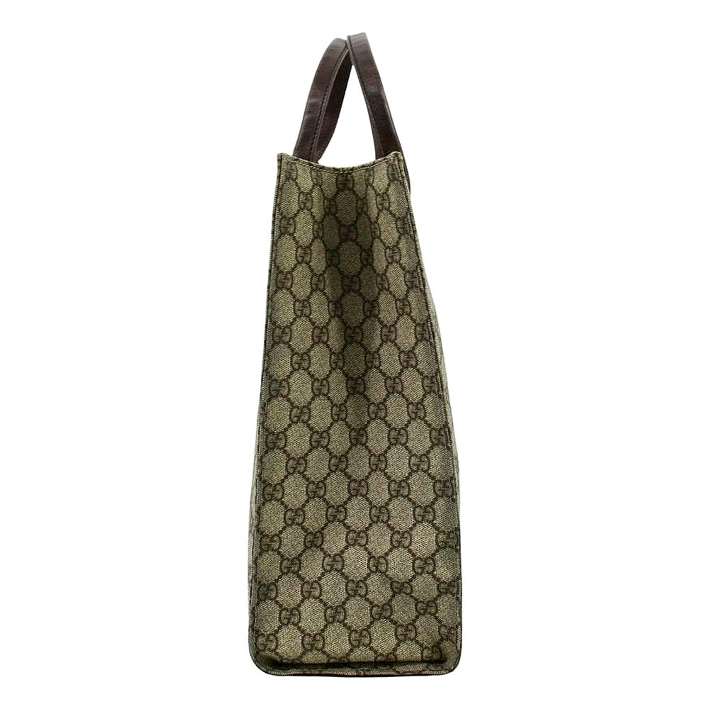 GUCCI GG Brown Canvas Tote Bag LHQ2466