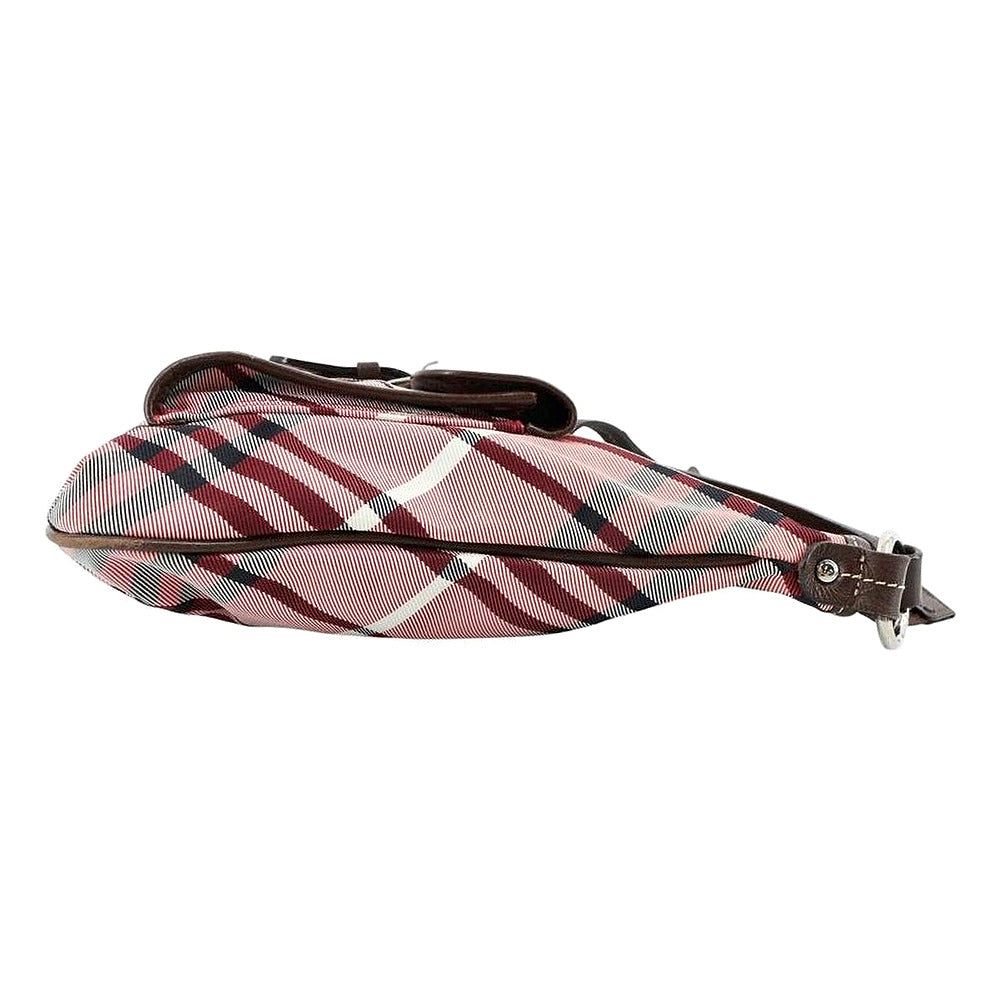 BURBERRY Pink Check Shoulder Bag LHQ2467