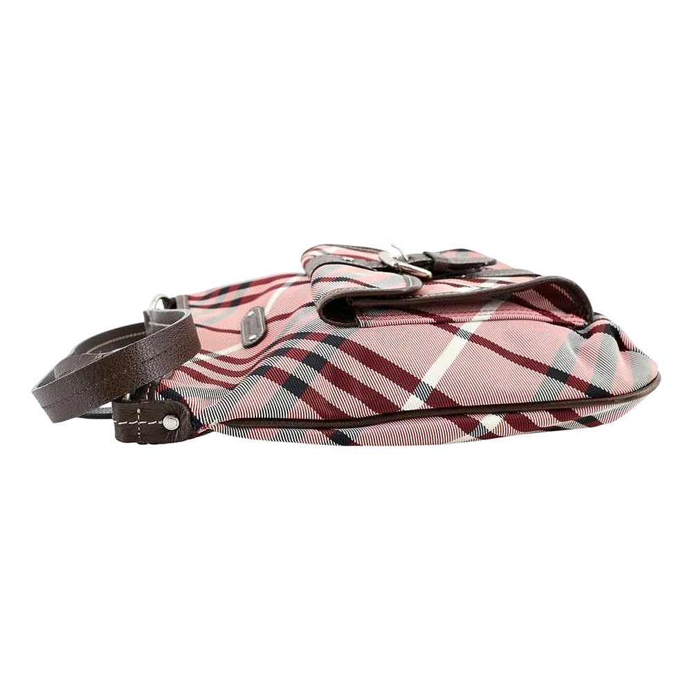 BURBERRY Pink Check Shoulder Bag LHQ2467