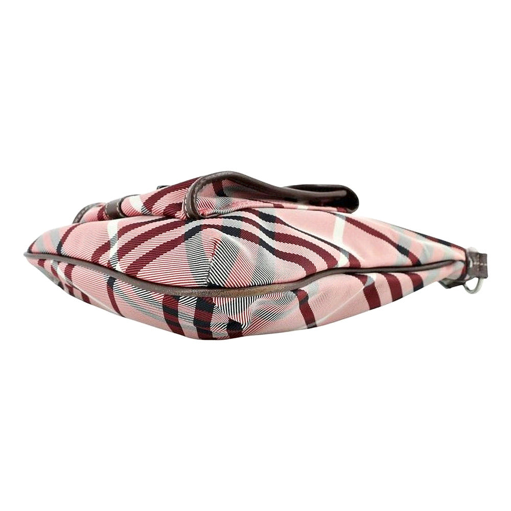 BURBERRY Pink Check Shoulder Bag LHQ2467