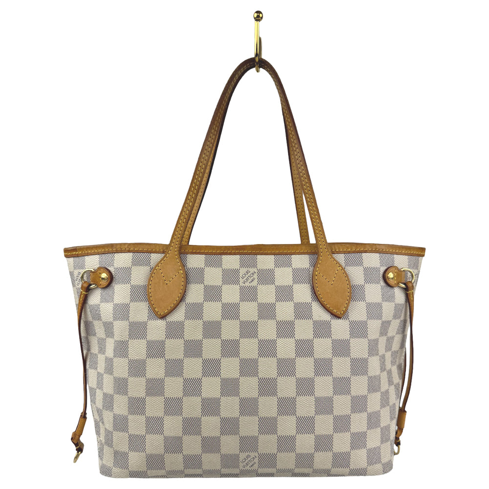 LOUIS VUITTON Neverfull PM Damier Azul LHQ247