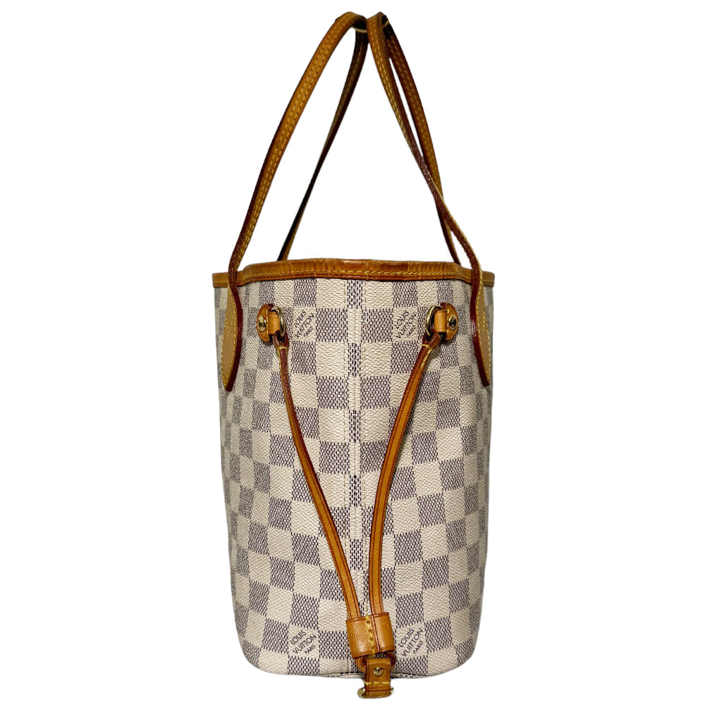 LOUIS VUITTON Neverfull PM Damier Azzurro LHQ247