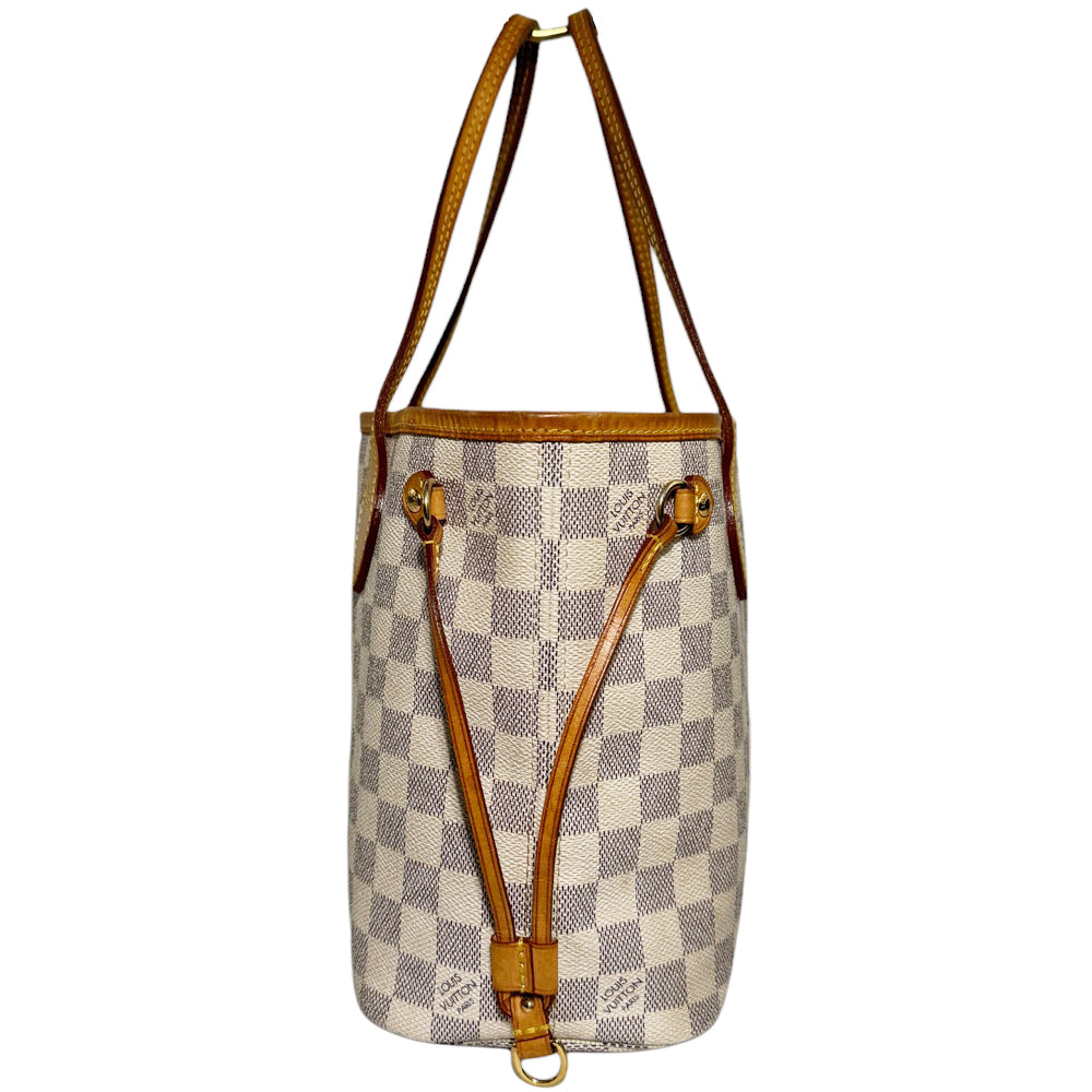 LOUIS VUITTON Neverfull PM Damier Azzurro LHQ247