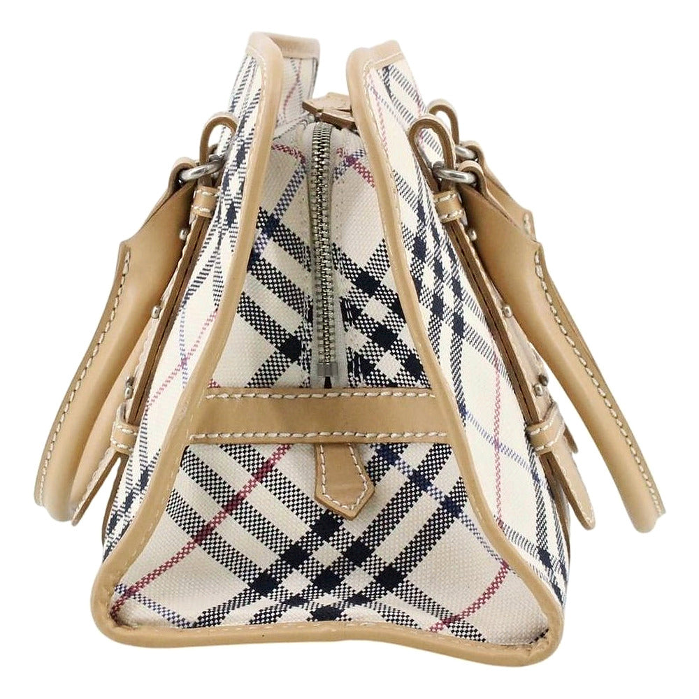 BURBERRY Blue Label Nova Check Canvas Handbag LHQ2477