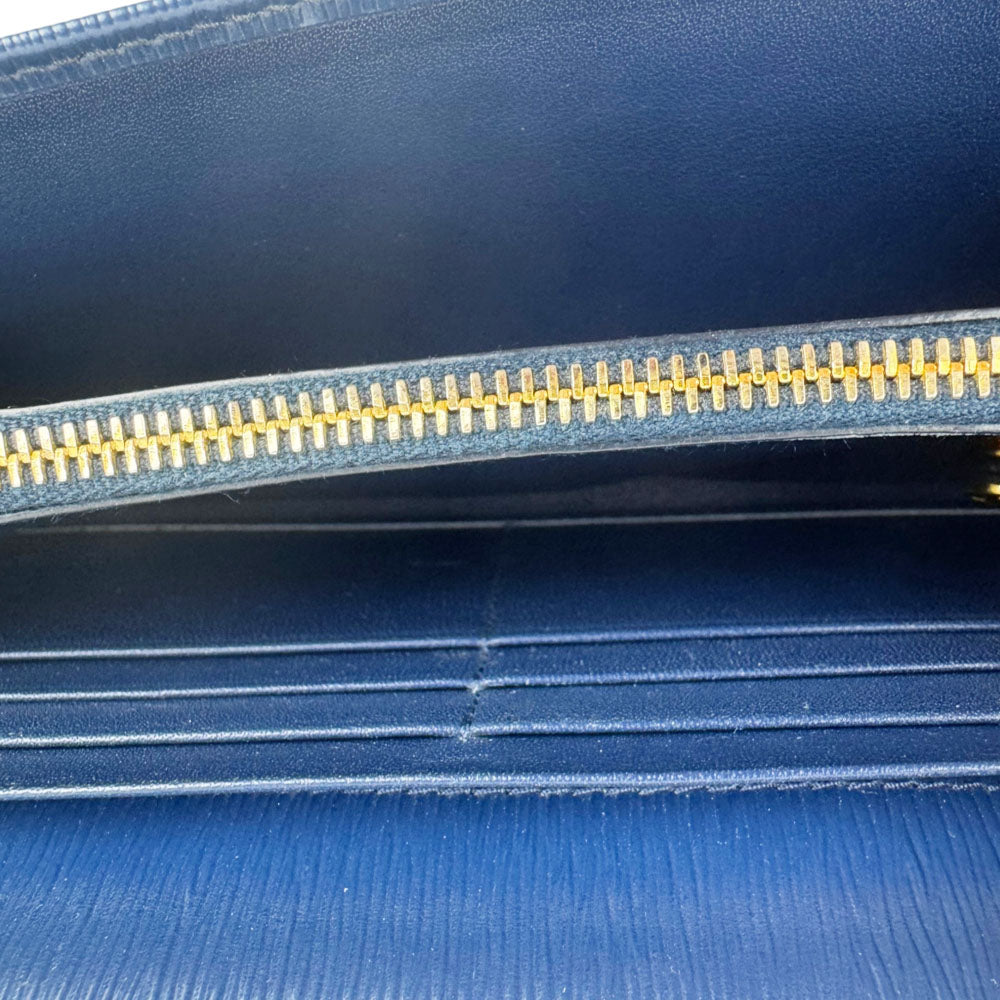 PRADA Blue Saffiano Leather Purse LHQ2472
