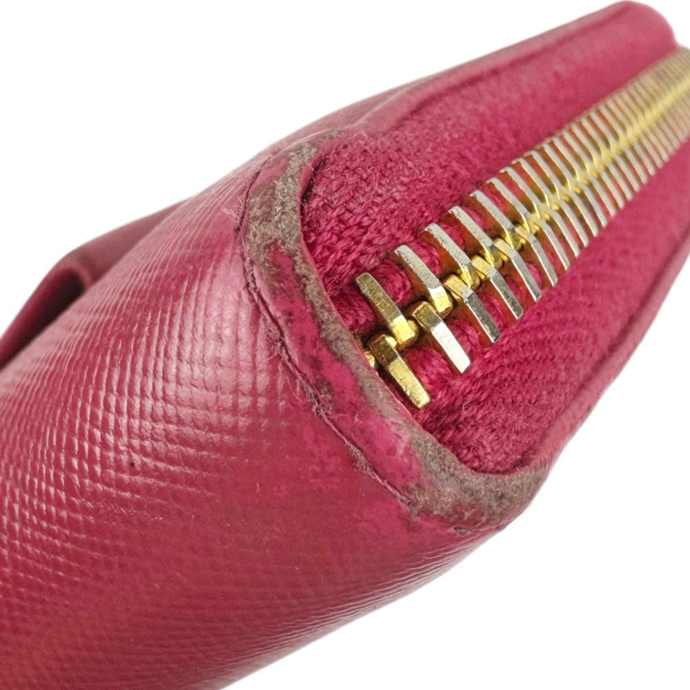 PRADA Pink Saffiano Leather Purse LHQ2473