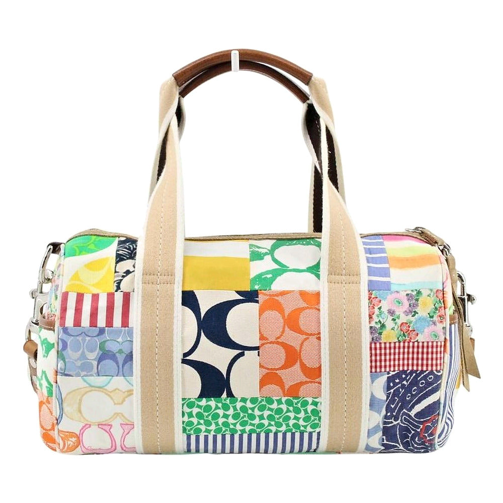 COACH Patchwork Multicoloured Boston Shoulder Bag LHQ2481