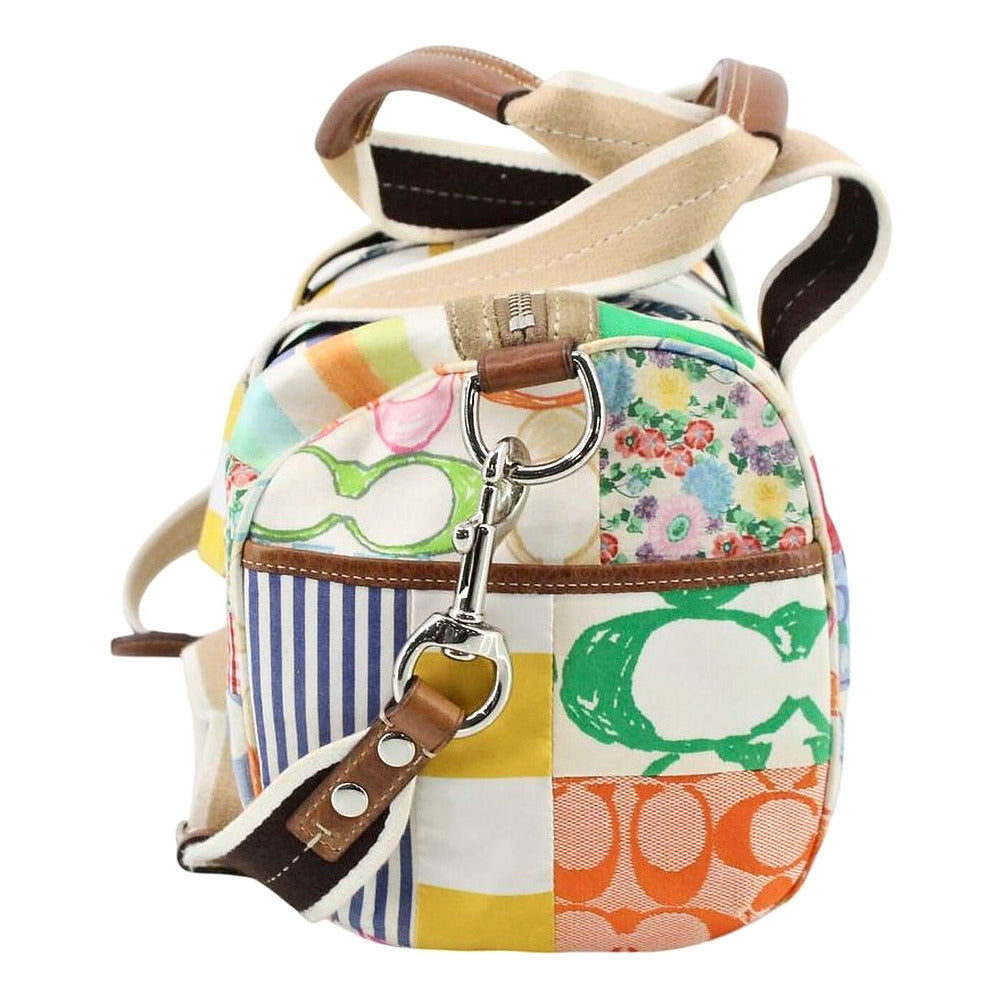 COACH Patchwork Multicoloured Boston Shoulder Bag LHQ2481