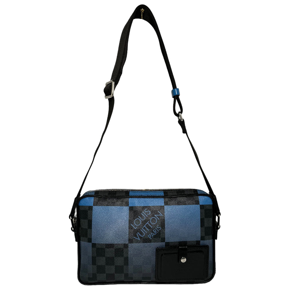 LOUIS VUITTON Damier Graphit Alpha Messenger Bag LHQ256