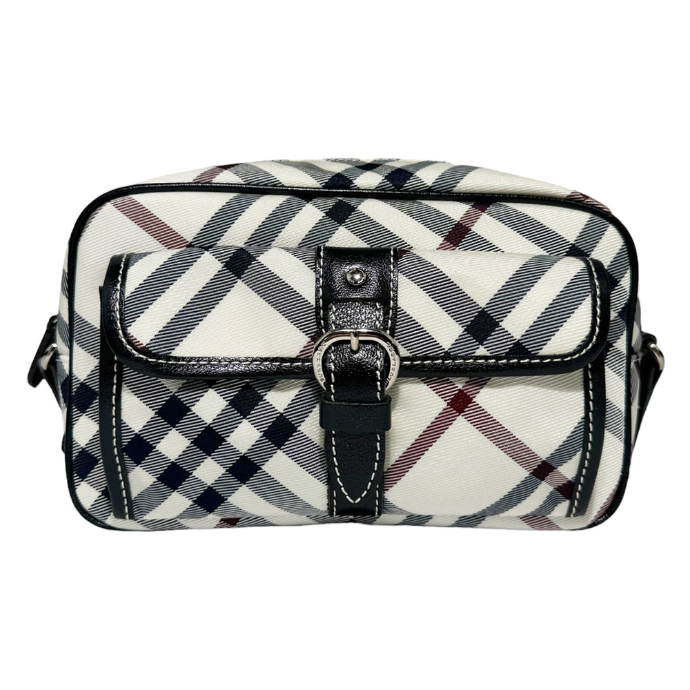 BURBERRY Blue Label Crossbody Bolso Blanco LHQ259