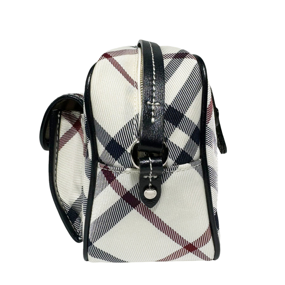 BURBERRY Blue Label Crossbody Umhängetasche Weiß LHQ259