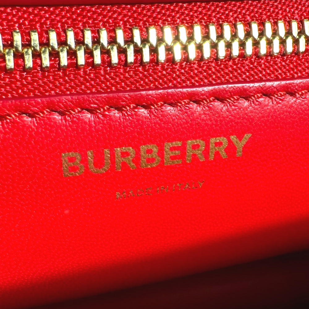 BURBERRY TB Borsa a tracolla in pelle rossa LHQ262