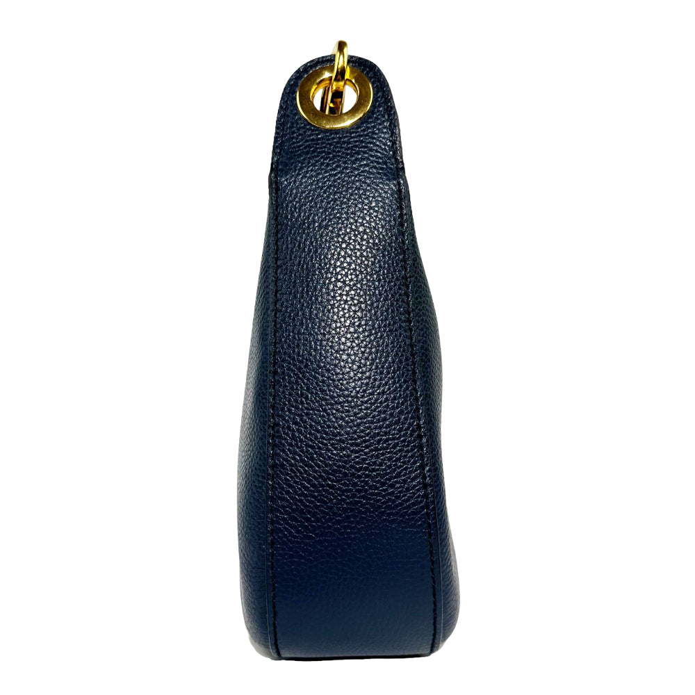 PRADA Borsa a spalla in pelle Vitello Phenix Navy LHQ264