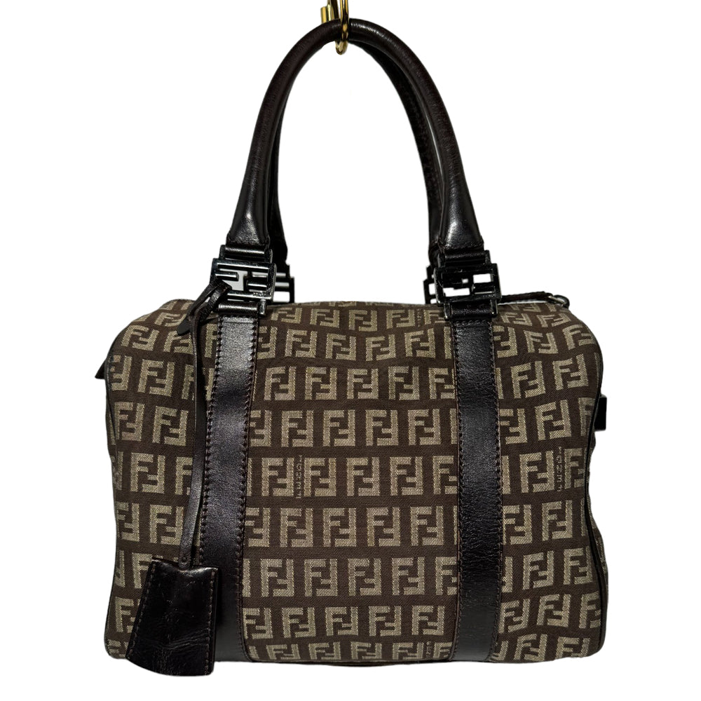 FENDI Zucchino Mini Bolso Boston LHQ269