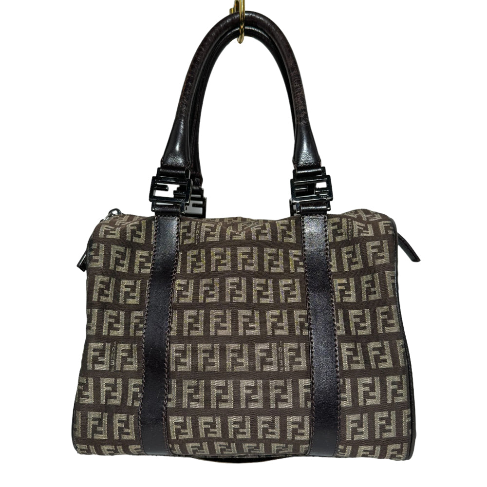 FENDI Zucchino Mini Boston Tasche LHQ269