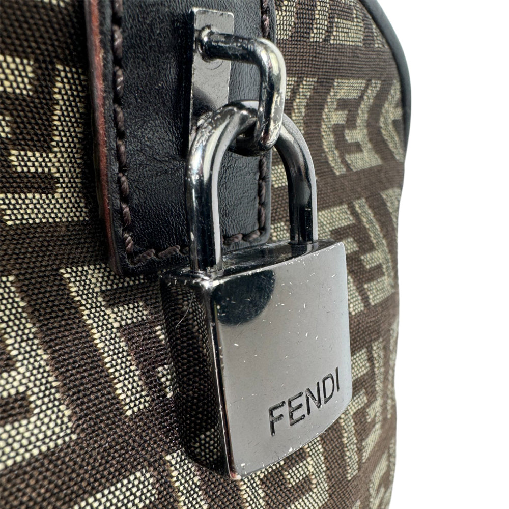 FENDI Zucchino Mini Boston Borsa LHQ269