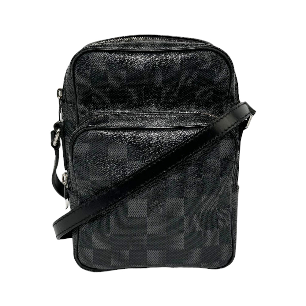 LOUIS VUITTON Damier Graphite Rem Crossbody Bag LHQ273