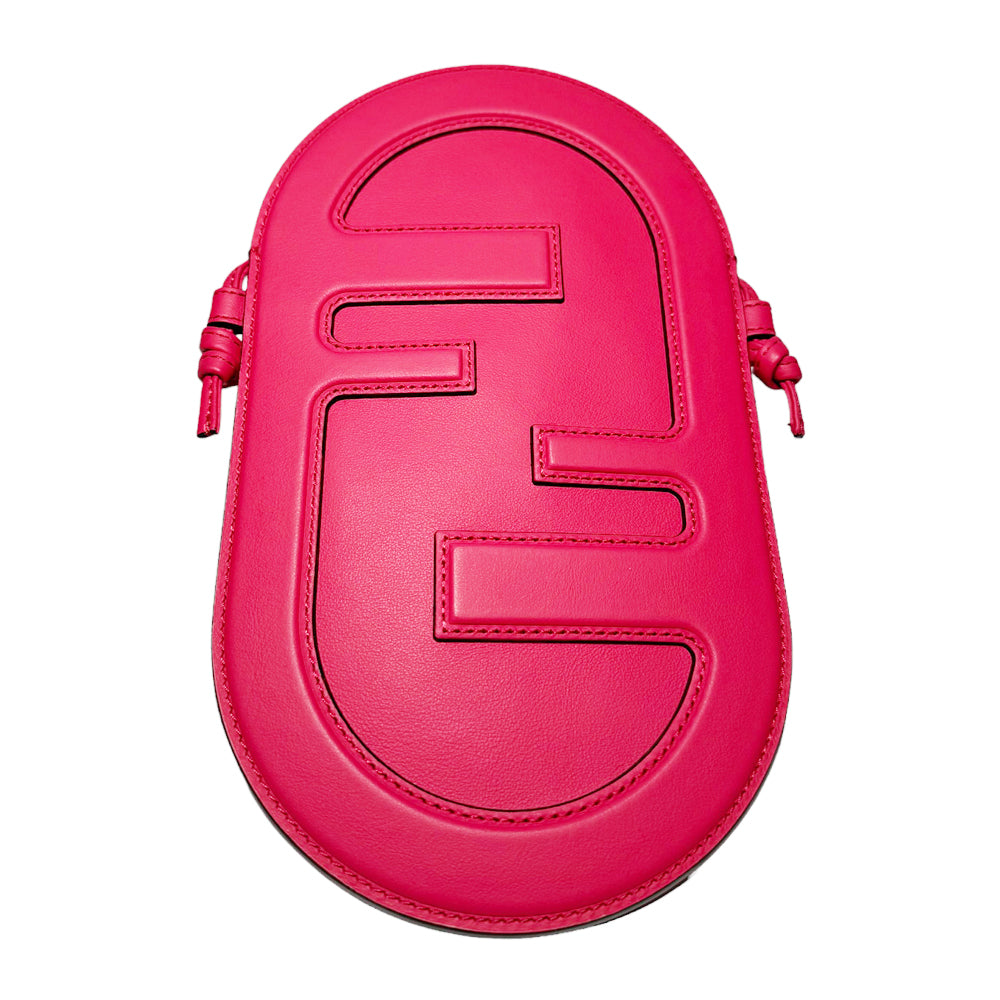 FENDI FF Borsa a tracolla rosa Porta telefono e carte LHQ274