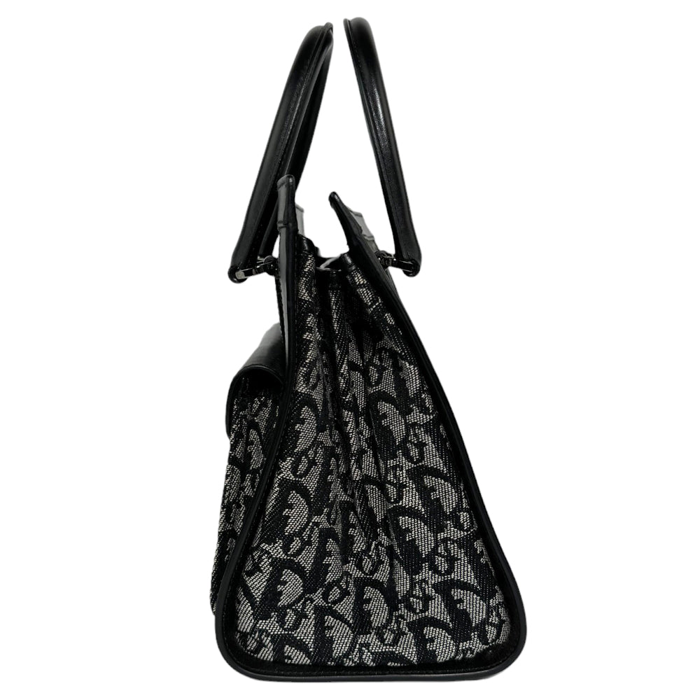 CHRISTIAN DIOR 2005 Borsa in tela nera Diorissimo LHQ277