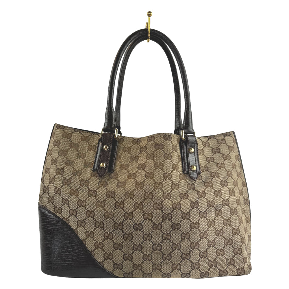 GUCCI Sherry Line Tote Bag With Horsebit LHQ285